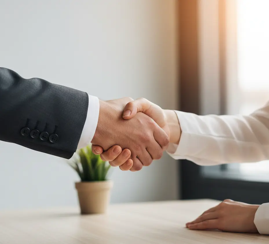 Professional Partnership Handshake